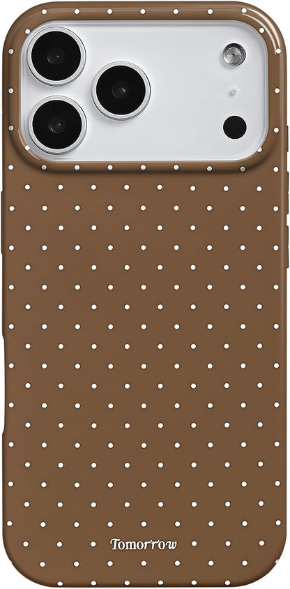 Compatible with iPhone 13/iPhone 14 Case with Cute Fashion Polka Dot Aesthetics Design Simple Cases for Soft TPU Slim Protection Cover-Lemon-Yellow