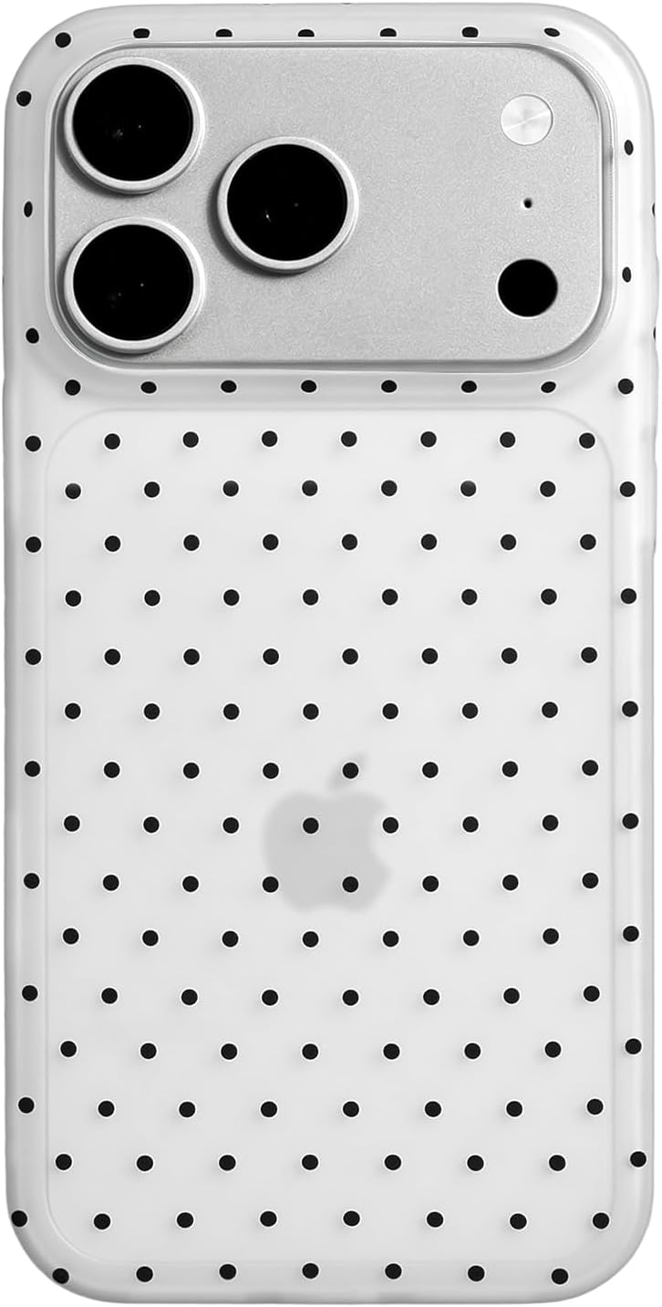 Compatible with iPhone 13/iPhone 14 Case with Cute Fashion Polka Dot Aesthetics Design Simple Cases for Soft TPU Slim Protection Cover-Lemon-Yellow