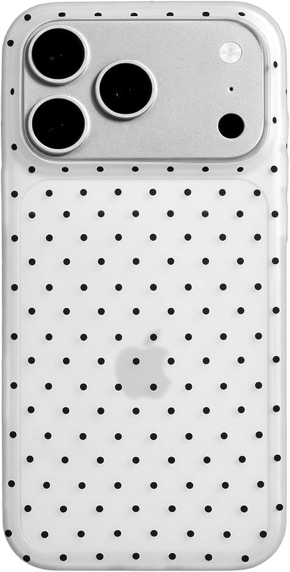 Compatible with iPhone 13/iPhone 14 Case with Cute Fashion Polka Dot Aesthetics Design Simple Cases for Soft TPU Slim Protection Cover-Lemon-Yellow