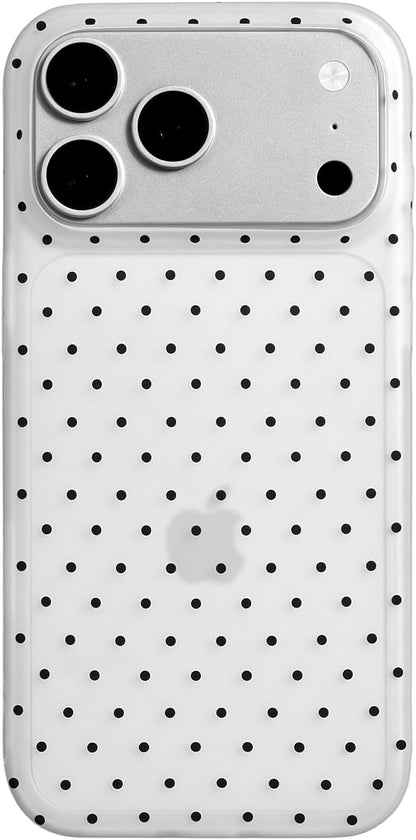 Compatible with iPhone 13/iPhone 14 Case with Cute Fashion Polka Dot Aesthetics Design Simple Cases for Soft TPU Slim Protection Cover-Lemon-Yellow