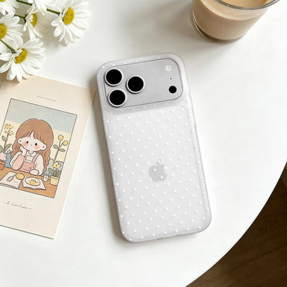 Compatible with iPhone 13/iPhone 14 Case with Cute Fashion Polka Dot Aesthetics Design Simple Cases for Soft TPU Slim Protection Cover-Lemon-Yellow