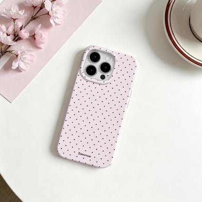 Compatible with iPhone 13/iPhone 14 Case with Cute Fashion Polka Dot Aesthetics Design Simple Cases for Soft TPU Slim Protection Cover-Lemon-Yellow