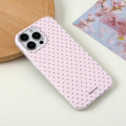 Compatible with iPhone 13/iPhone 14 Case with Cute Fashion Polka Dot Aesthetics Design Simple Cases for Soft TPU Slim Protection Cover-Lemon-Yellow