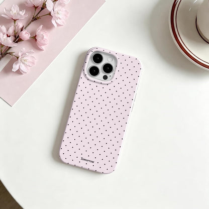 Compatible with iPhone 13/iPhone 14 Case with Cute Fashion Polka Dot Aesthetics Design Simple Cases for Soft TPU Slim Protection Cover-Lemon-Yellow