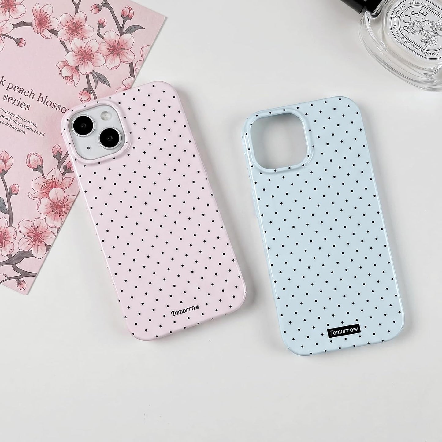 Compatible with iPhone 13/iPhone 14 Case with Cute Fashion Polka Dot Aesthetics Design Simple Cases for Soft TPU Slim Protection Cover-Lemon-Yellow