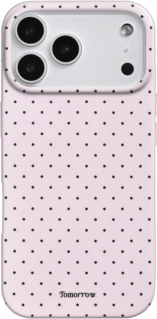 Compatible with iPhone 13/iPhone 14 Case with Cute Fashion Polka Dot Aesthetics Design Simple Cases for Soft TPU Slim Protection Cover-Lemon-Yellow