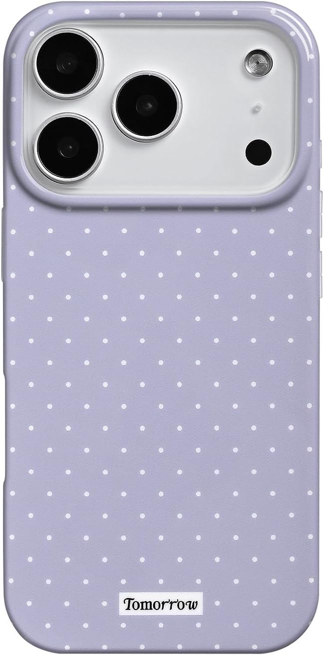 Compatible with iPhone 13/iPhone 14 Case with Cute Fashion Polka Dot Aesthetics Design Simple Cases for Soft TPU Slim Protection Cover-Lemon-Yellow