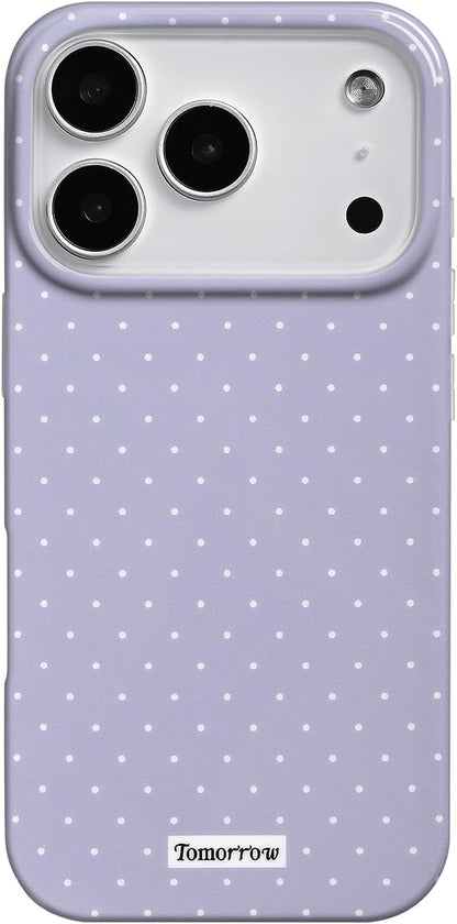 Compatible with iPhone 13/iPhone 14 Case with Cute Fashion Polka Dot Aesthetics Design Simple Cases for Soft TPU Slim Protection Cover-Lemon-Yellow