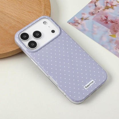 Compatible with iPhone 13/iPhone 14 Case with Cute Fashion Polka Dot Aesthetics Design Simple Cases for Soft TPU Slim Protection Cover-Lemon-Yellow