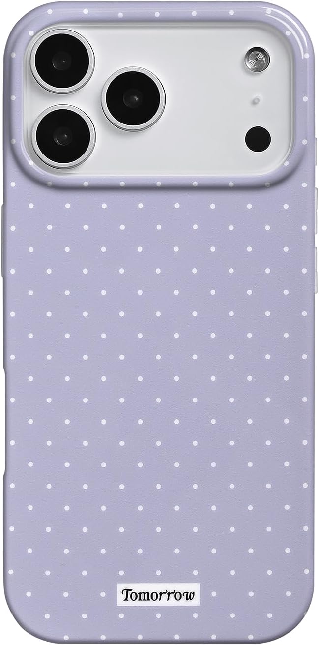 Compatible with iPhone 13/iPhone 14 Case with Cute Fashion Polka Dot Aesthetics Design Simple Cases for Soft TPU Slim Protection Cover-Lemon-Yellow