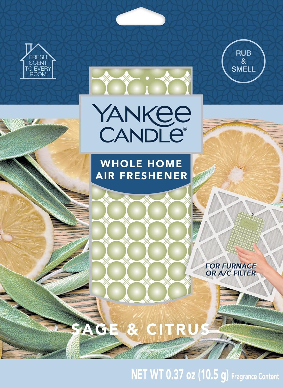 Whole Home Air Freshener, Long Lasting Odor Eliminating Fragrance for Home, Continuous Room Freshener, Sicilian Lemon (Pack of 4)