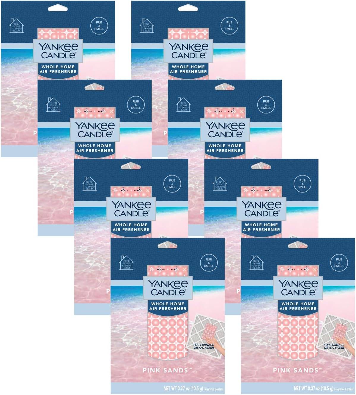 Whole Home Air Freshener, Long Lasting Odor Eliminating Fragrance for Home, Continuous Room Freshener, Sicilian Lemon (Pack of 4)