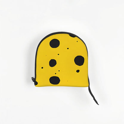 Mustard Yellow and Black Printed Foldable Pet Bag - Portable Puppy Cat Travel Handbag Tote,Pet Carrier Backpacks.