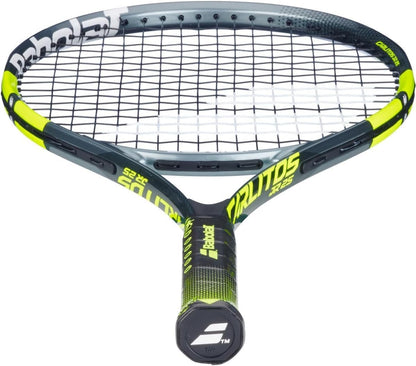 Carlitos Junior 25 Inch Tennis Racquet, Grey/Yellow