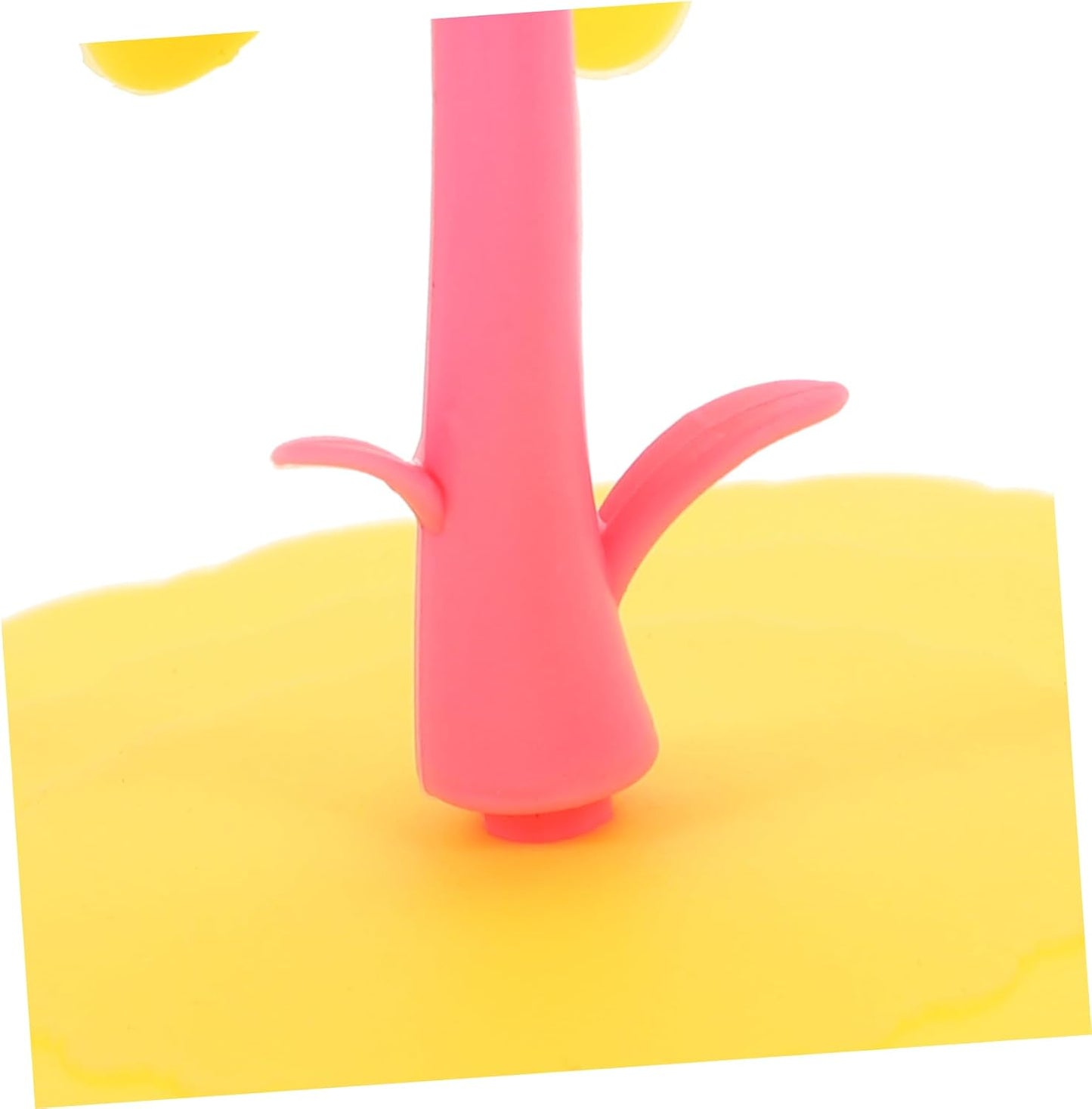 1pc Silicone Flower Shape Cup Lid Cover Leakage Light Yellow Chrysanthemum Design for Freshness and Cleanliness for Drinks Mugs and Cups