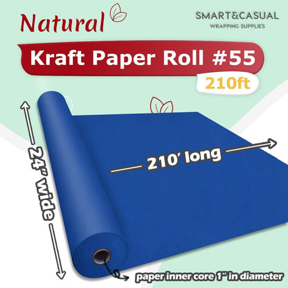 36" x 2,520" (210') Lemon Yellow Kraft Craft Paper Roll for Gift Wrapping Bulletin Board Bouquet Flower Art Packing Parcel Table Covering 80GSM 55LB (Lemon Yellow, 36" x 210')