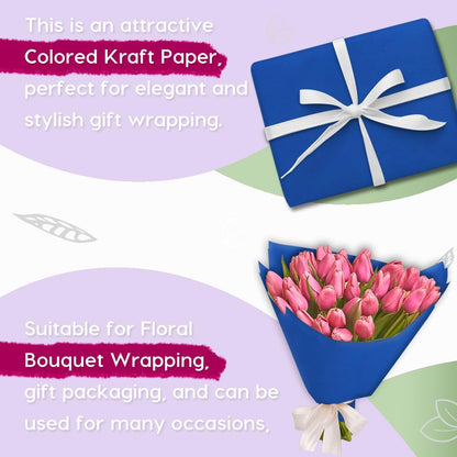 36" x 2,520" (210') Lemon Yellow Kraft Craft Paper Roll for Gift Wrapping Bulletin Board Bouquet Flower Art Packing Parcel Table Covering 80GSM 55LB (Lemon Yellow, 36" x 210')