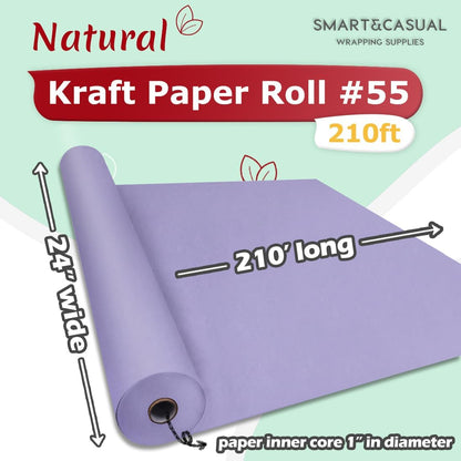 36" x 2,520" (210') Lemon Yellow Kraft Craft Paper Roll for Gift Wrapping Bulletin Board Bouquet Flower Art Packing Parcel Table Covering 80GSM 55LB (Lemon Yellow, 36" x 210')