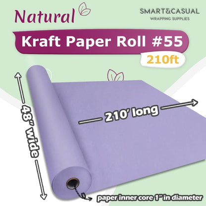 36" x 2,520" (210') Lemon Yellow Kraft Craft Paper Roll for Gift Wrapping Bulletin Board Bouquet Flower Art Packing Parcel Table Covering 80GSM 55LB (Lemon Yellow, 36" x 210')