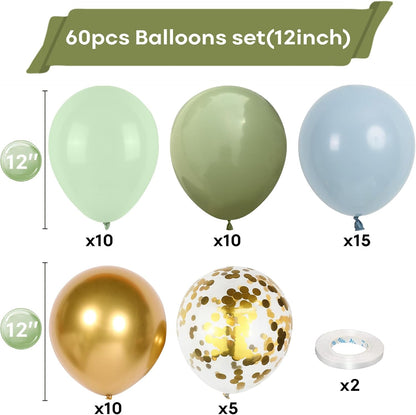 Sunflower Yellow Gold Balloons - 12 Inch Sunflower Bee Theme with Metallic Gold Confetti Balloon for Kids Birthday Baby Shower Party Decorations