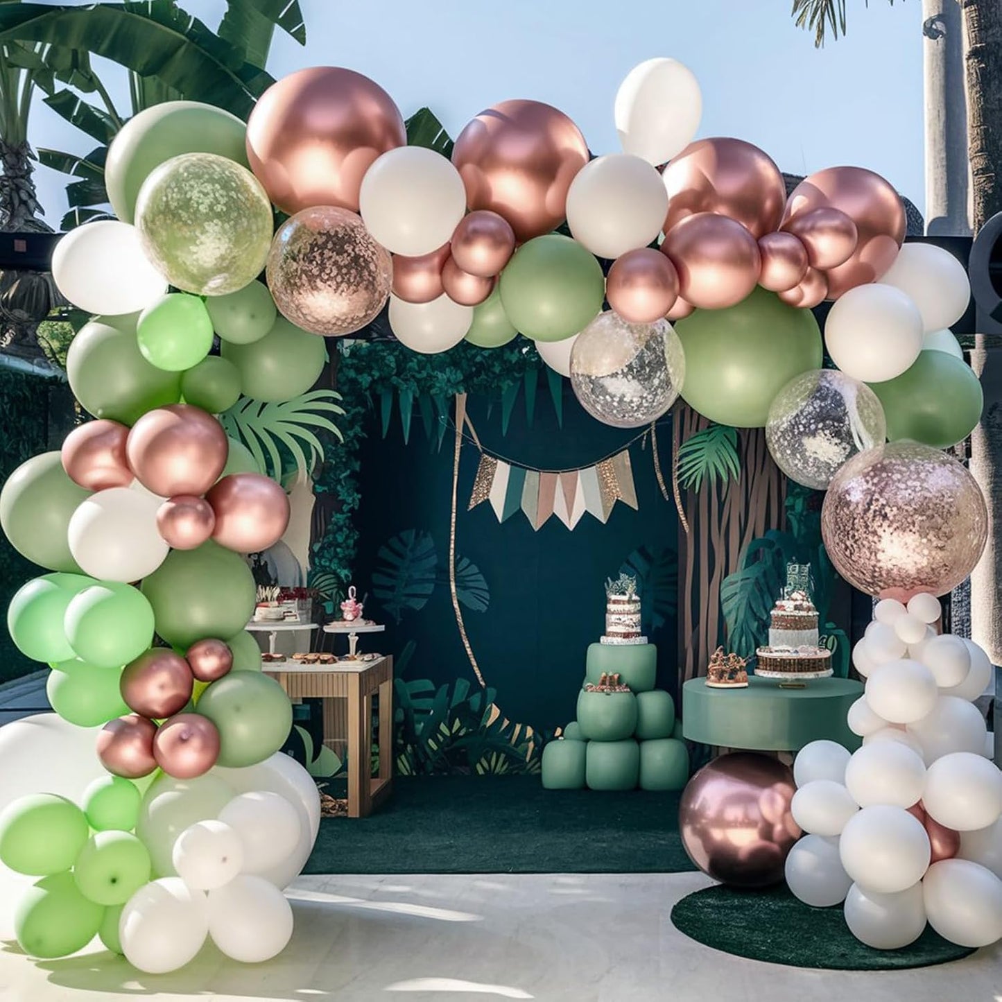 Sunflower Yellow Gold Balloons - 12 Inch Sunflower Bee Theme with Metallic Gold Confetti Balloon for Kids Birthday Baby Shower Party Decorations