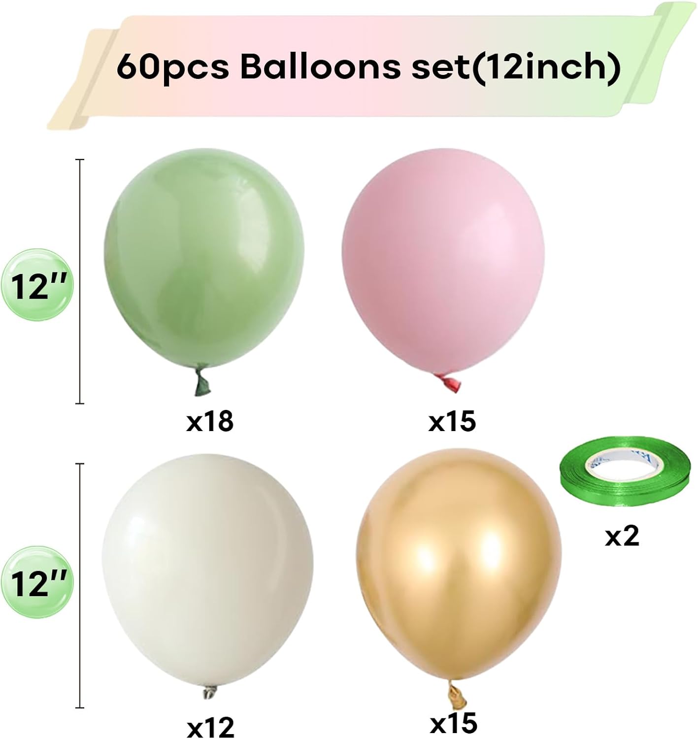 Sunflower Yellow Gold Balloons - 12 Inch Sunflower Bee Theme with Metallic Gold Confetti Balloon for Kids Birthday Baby Shower Party Decorations