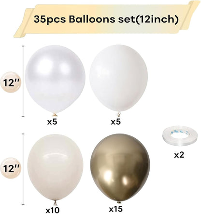 Sunflower Yellow Gold Balloons - 12 Inch Sunflower Bee Theme with Metallic Gold Confetti Balloon for Kids Birthday Baby Shower Party Decorations