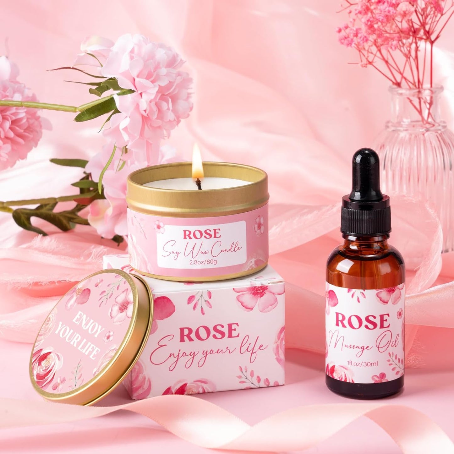 Birthday Gifts for Women, Relaxing Spa Gift Baskets for Women, Warm Vanilla Self Care Package Gifts, Mothers Day Bath and Body Inspirational Gift Set for Mom, Her, Wife, Best Friend, Sister, Coworker