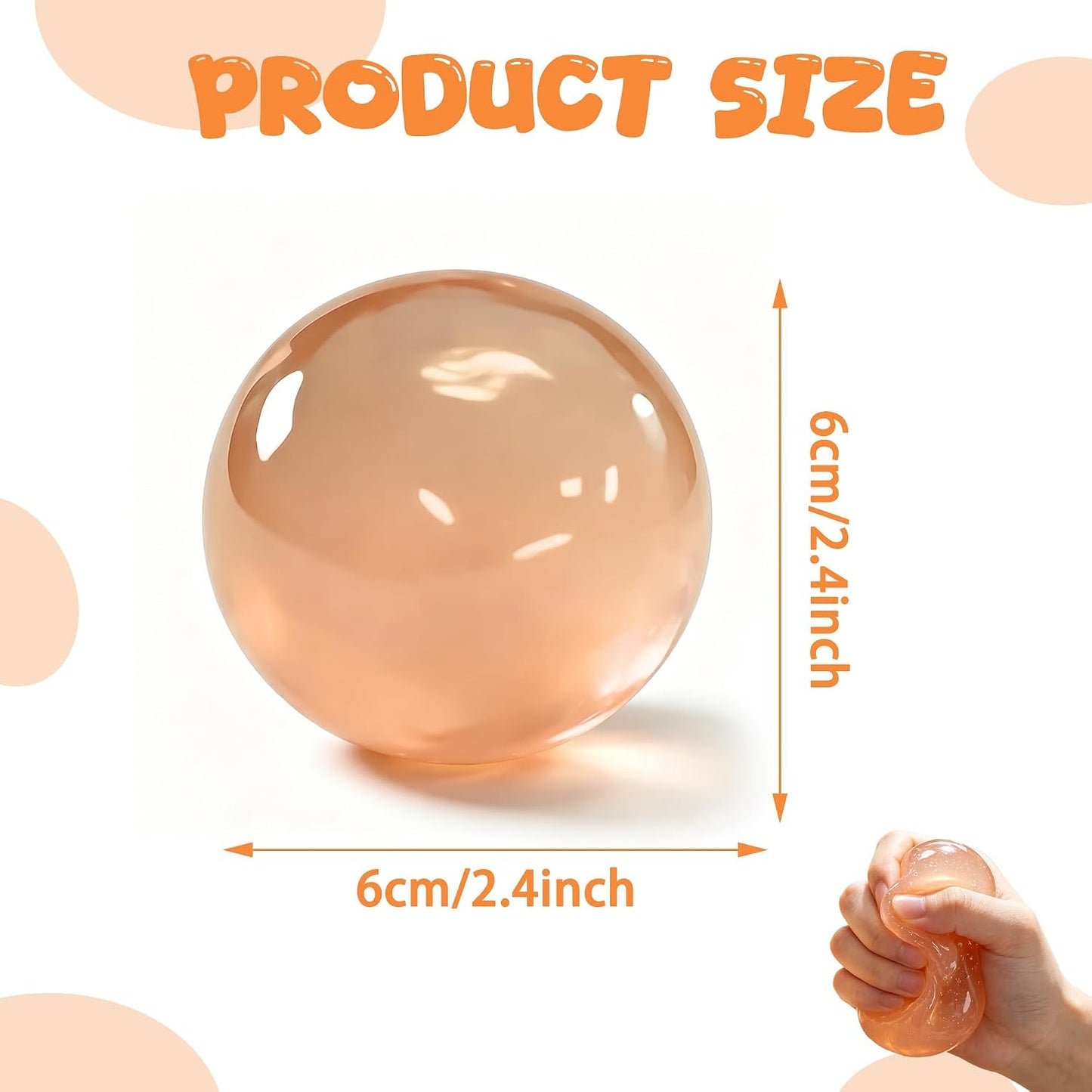Coconut Oil Squishy Toy, 1 Pack Cute Slow Rising Squeeze Toy, Soft Fidget Toy for Stress Relief, Desk Toy, Party Favor, Gift for Adults, 6 Color Options (Yellow)