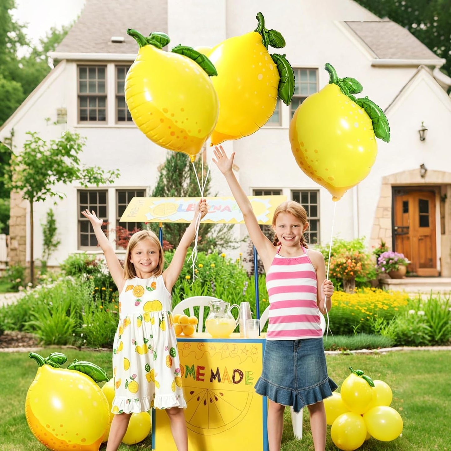 Lemon Foil Balloons She Found Her Main Squeeze Bridal Shower Baby Shower Amalfi Coast Wedding Hawaiian Luau Summer Party Decorations Lemonade Stand Supplies Freshly Graduated Lemon Themed Party Decor