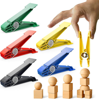 Finger Exerciser Set – 5 Resistance Clips for Hand Therapy, Grip Strength & Dexterity – Ideal Finger Strengthener for Rehab, Stroke Recovery, Arthritis, Seniors & Athletes