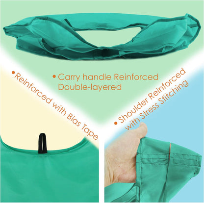 Reusable-Grocery-Bags-Foldable-Machine-Washable-Reusable-Shopping-Bags-Bulk Colorful 10 Pack 50LBS Extra Large Folding Reusable Bags Totes w Zipper Storage Pouch Lightweight Polyester Fabric