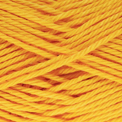 Royal Cotton, 100% Mercerized Giza Cotton Yarn, Dark Yellow | soft, silky sheen, super fine, fingering 1, sock weight, 50 g, 137 yds, baby clothes, summer tops