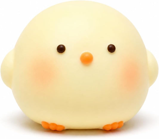 Cute Chick Squishy Toy, 1PACK Soft Slow Rising Squeeze Figure, Yellow Kawaii Animal Fidget Toy for Desk Decor, Party Favor, Small Gift, One Piece