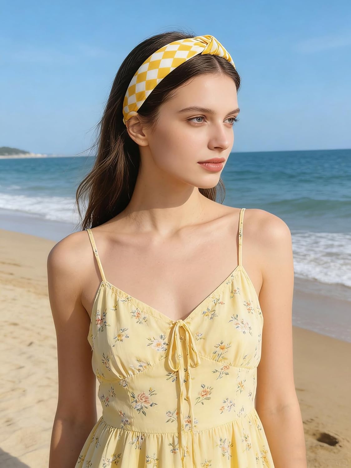 3PCS Cute Duck Headbands for Women Girls, Knotted Wide Hair Bands, Lightweight & Comfortable, Non-Slip Fashion Hair Accessories for Daily Wear, Party, Travel