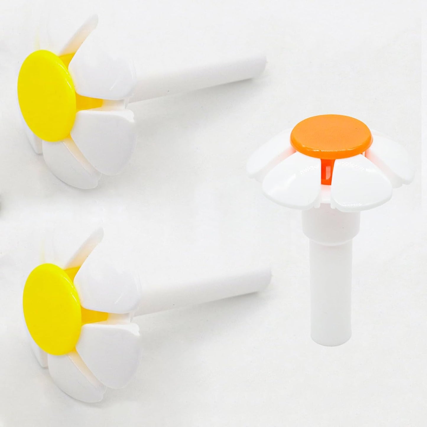 3PCS Yellow Cat Fountain Replacement Flower Nozzle Head | Pet Water Fountain Nozzle Replacement, Appropriate for Cat Fountain Automatic Drinking Water Dispenser, Fountain Attachment