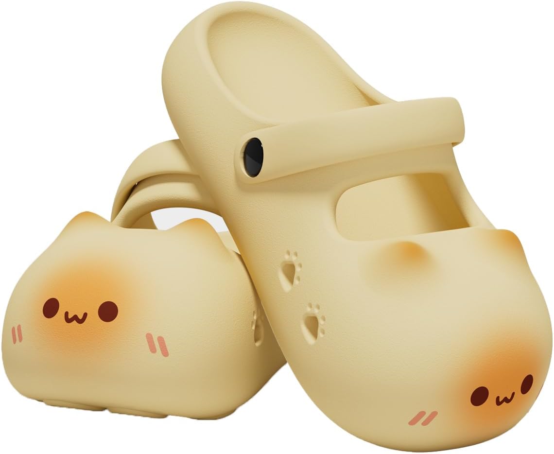 Cartoon Slippers Women Men Cute Hippo Dinosaur Cat Bunny Slides