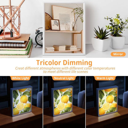 Bedroom Bedside Table Lamp Yellow Lemon Small Night Light for Dorm Living Room Office Vanity Desk Tabletop