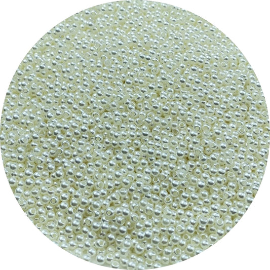 1000 Pcs Pearl Craft Beads - Loose Pearls, 6mm Round Spacer Beads for Earring, Bracelet, Necklace, Key Chains, Jewelry DIY Craft Making, Decoration and Vase Filler (6mm, Gold Yellow)
