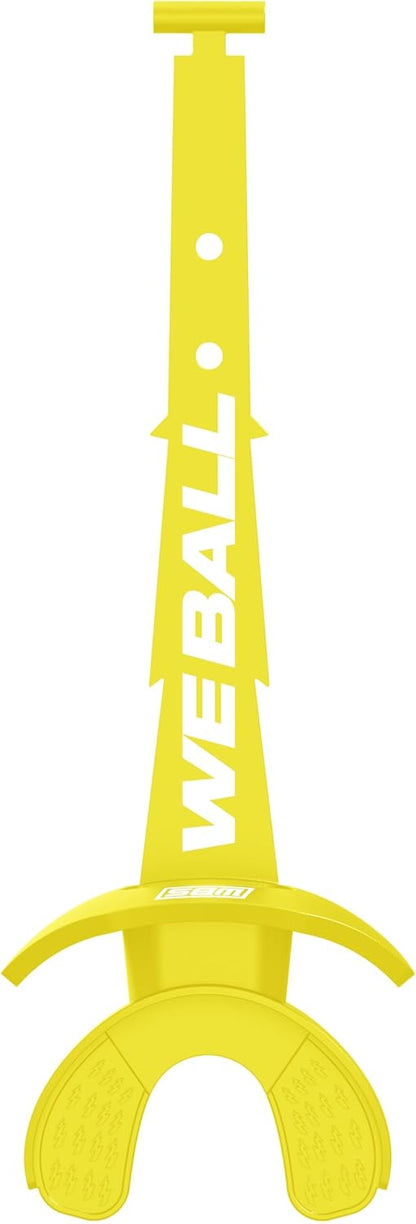 Hypr-Flow Football Mouth Guard, Football Mouthpiece with Strap, Fits Adult & Youth (Yellow)
