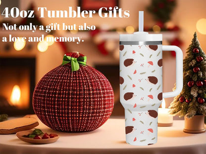 Lemon Gifts.40oz Lemon Tumbler with Handle.Lemon Lover Cup Gift.Birthday Christmas Lemons Tumblers Gift for Women Men.