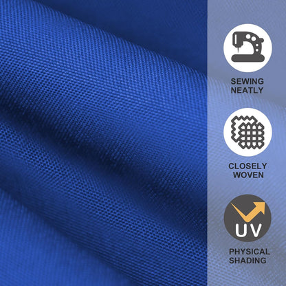 USA 9FT Patio Umbrella Replacement Covers 8 Ribs Market Umbrella Canopy Cover (CANOPY ONLY) (Blue)