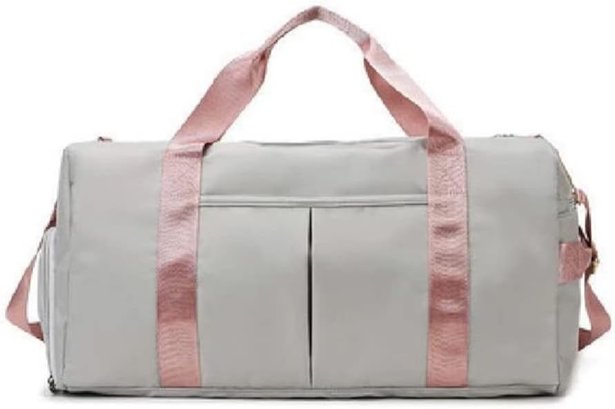 Men and Women's Travel Bag With Shoe Compartment Sports Tote Gym Bag Weekender Overnight Shoulder Bag