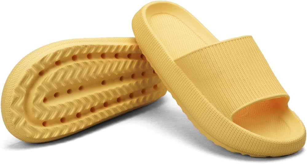 Cloud Slides Sandals for Womens Mens House Pillow Slippers Soft Comfy Thick Sole Non Slip Quick Drying Pool Beach Shower Bathroom Indoor Outdoor Home Slipper