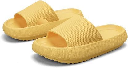 Cloud Slides Sandals for Womens Mens House Pillow Slippers Soft Comfy Thick Sole Non Slip Quick Drying Pool Beach Shower Bathroom Indoor Outdoor Home Slipper