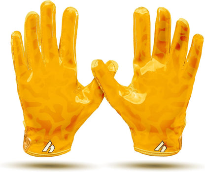 RPG1 Football Gloves - Adult & Youth Sizes – Extra Sticky Grip Kids Football Gloves for Game Day, Training, High School