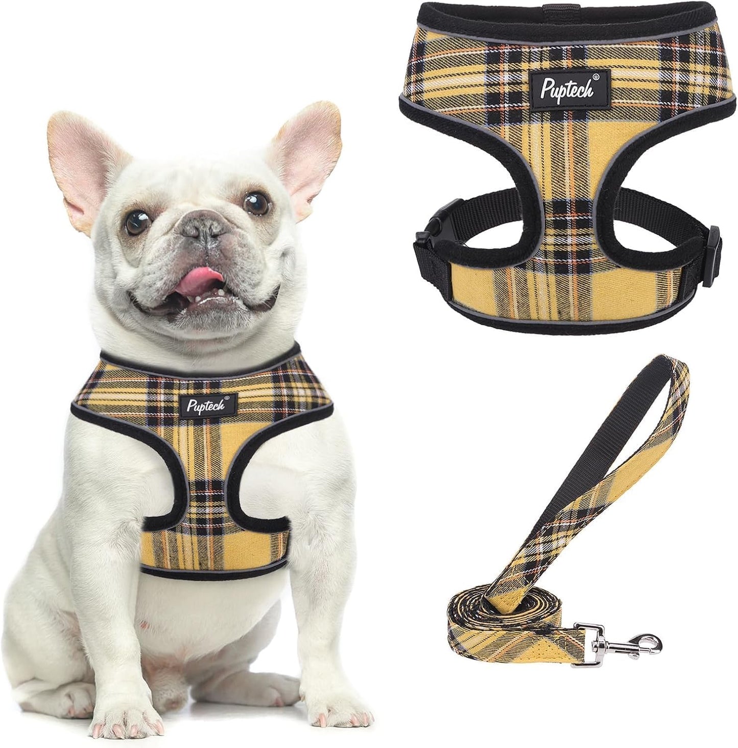 Small Dog Harness and Leash Set No Pull for XS XXS Sized Dogs Puppy | Escape Proof No Choke Pet Cat Adjustable Soft Padded Walking Vest