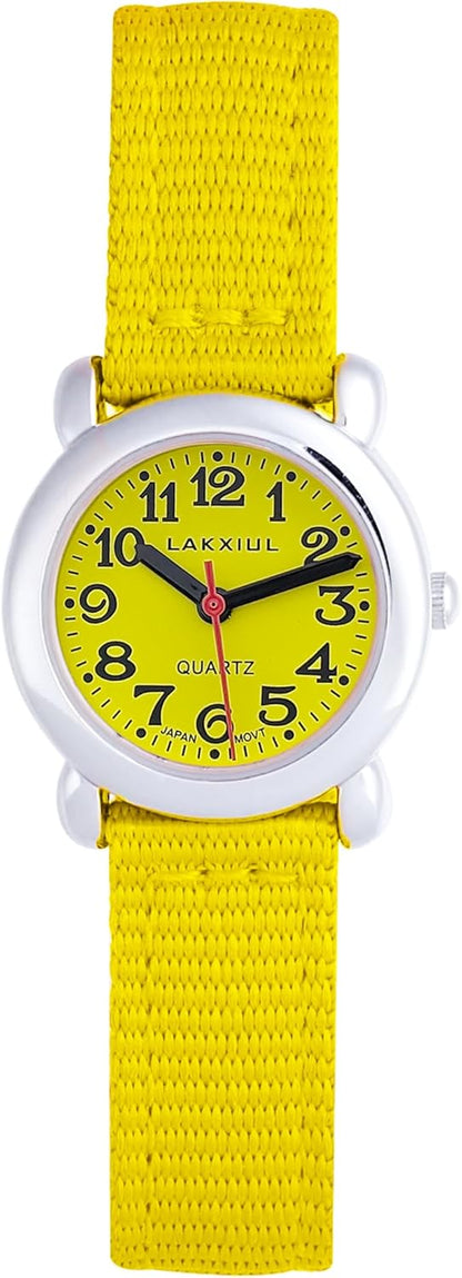 Kids' Quartz Watch, Magnetic Buckle, Nylon Strap