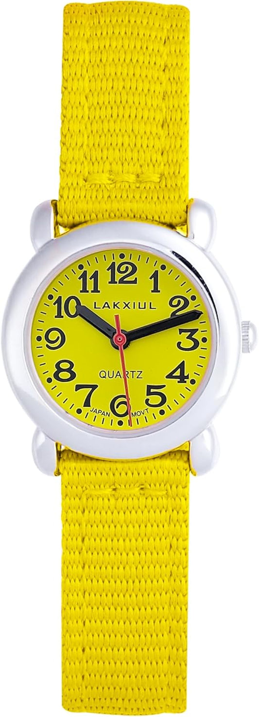 Kids' Quartz Watch, Magnetic Buckle, Nylon Strap