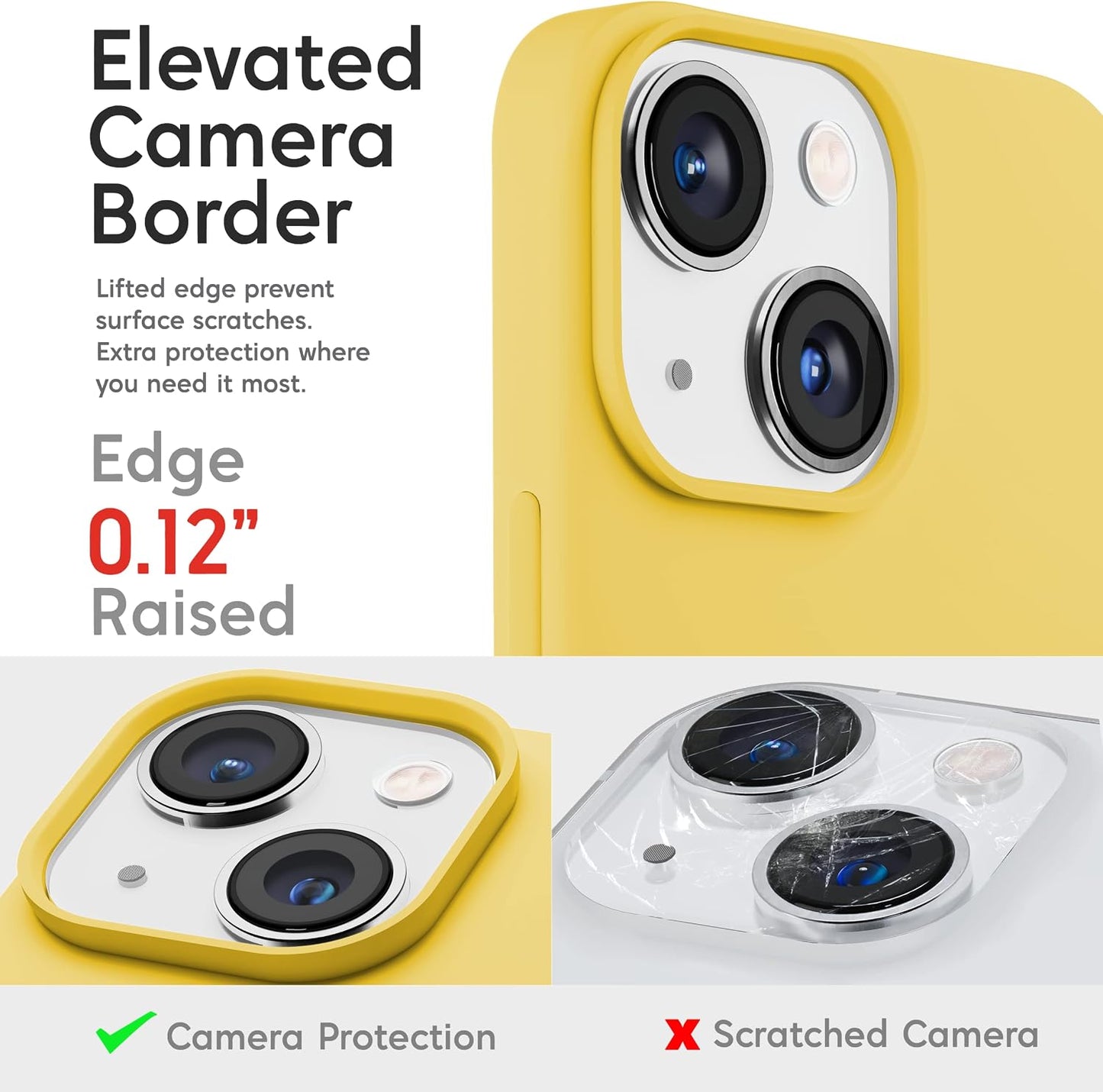 Compatible with iPhone 16 Plus Case Yellow Lemon, Silicone Phone Case Cover Slim Protective Thin, Soft Neutral Premium Gel Anti Scratch Citron Butter [Shockproof] 6.7 inch 16Plus - Yellow